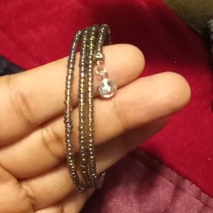 Memory bracelet and earring set